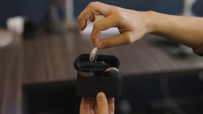 Máy trợ thính pin sạc Paris Hearing ok2