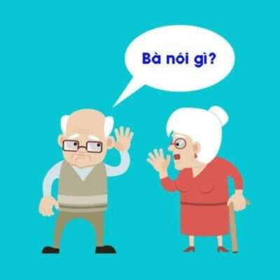 ông không nghe thấy bà nói