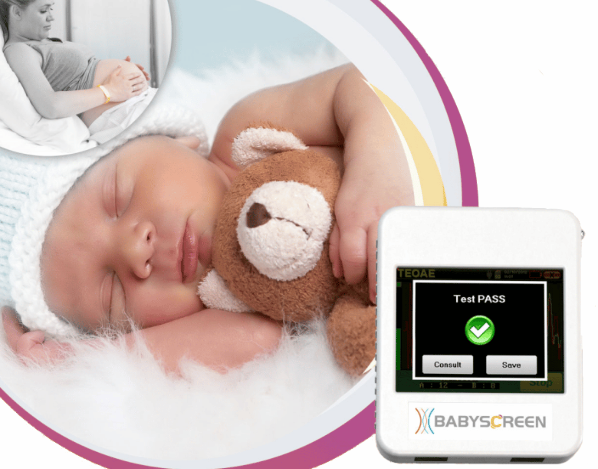 Máy đo âm ốc tai OAE babyscreen Echodia đạt chuẩn châu Âu