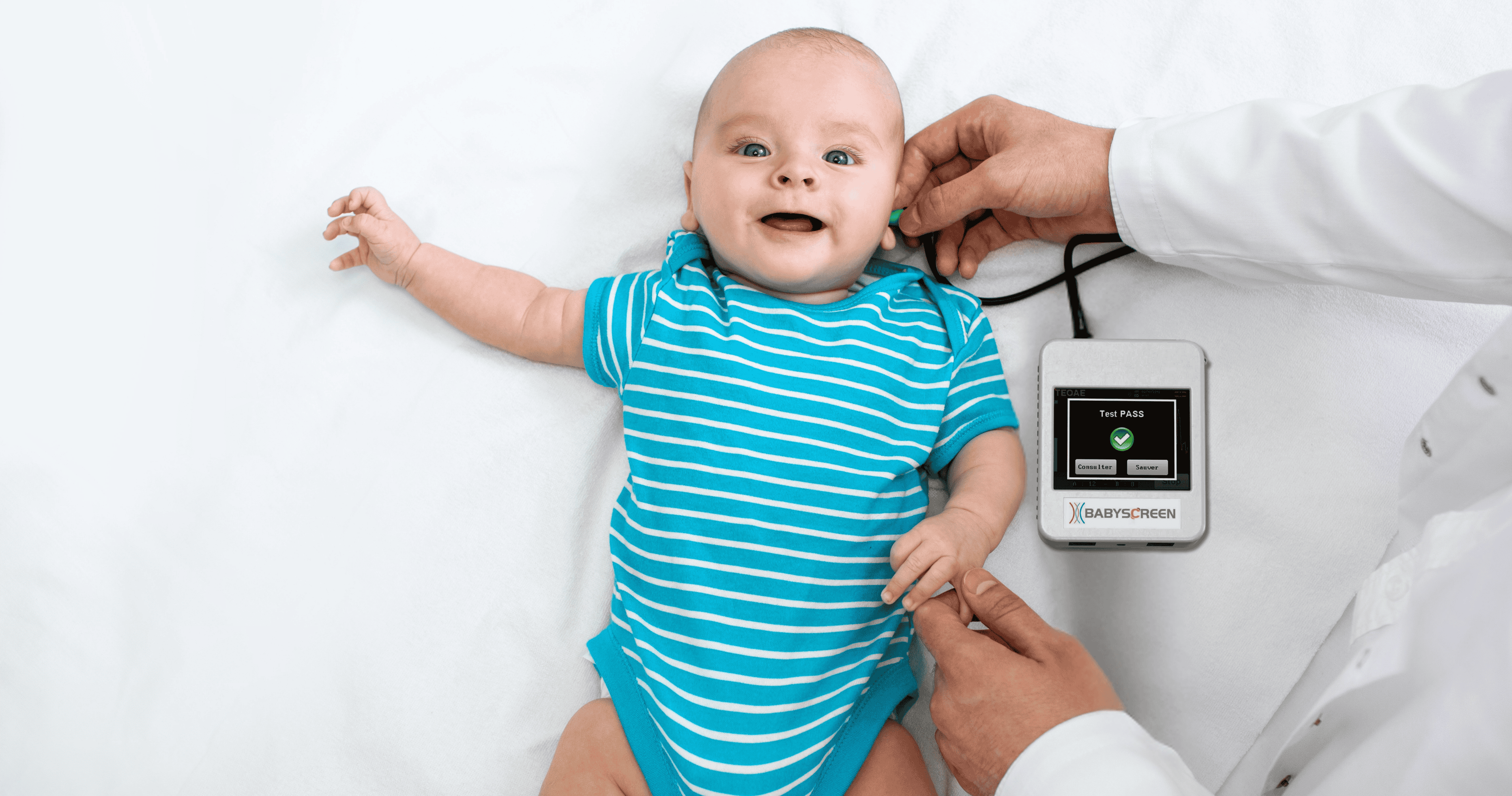 Máy đo âm ốc tai OAE sàng lọc thính lực cho trẻ sơ sinh