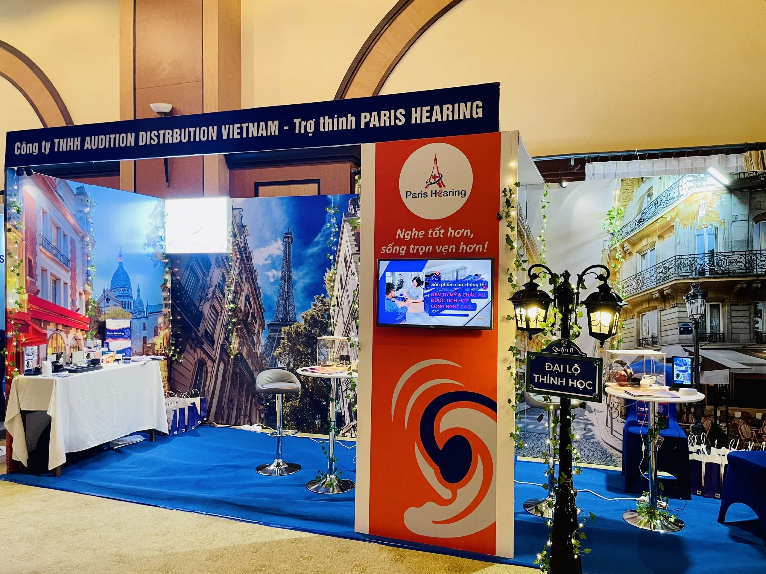 Hội nghị thính học quốc tế Đà Lạt 2024 gian hàng 1