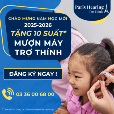 Tặng 10 suất mượn máy trợ thính chào mừng năm học mới